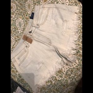 American eagle slouchy shortie shorts size 10